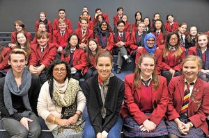 Sound of Music’s Maria instructs Werribee students