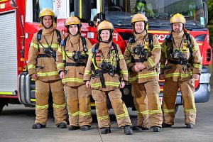 Werribee Fire Brigade hot to hoof it
