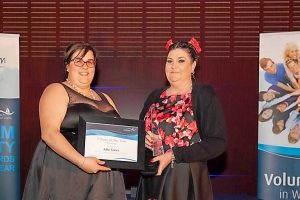 Julie Toner honoured for charity work