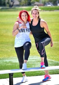 Sisters climb the Eureka for their dad