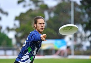 Frisbee is flying fun