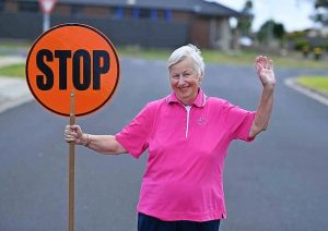 Lollipop lady signs off