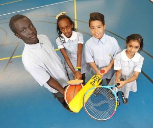 Students getting active in April