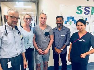 John on the road to recovery