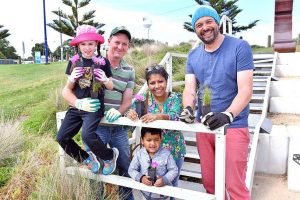 Foreshore outing puts down roots