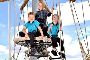 Playground on the rise