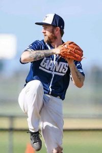 Werribee Giants back and blue