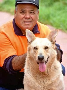 Dog squad on the job