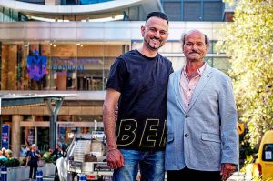 Tears for father-and-son reunion