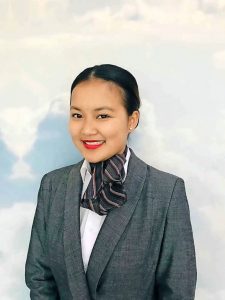 Rebecca ready to take to the sky