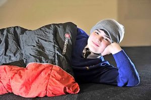 Students brave chill to raise money for Vinnies