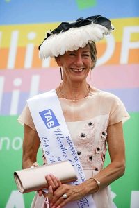 Haute couture trackside at Werribee Cup