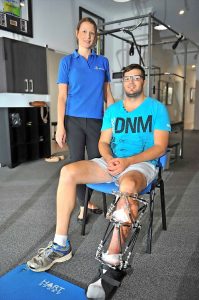 Tough steps on the gruelling road to recovery