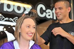 Sammy sacrifices locks for charity