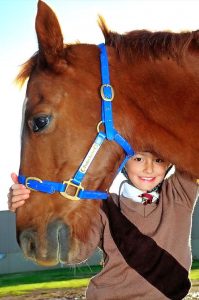 No hurdle too big fledgling equestrienne