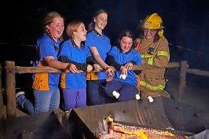 Guides home on the open range