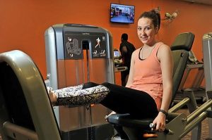 Rebecca has stairs in her eyes